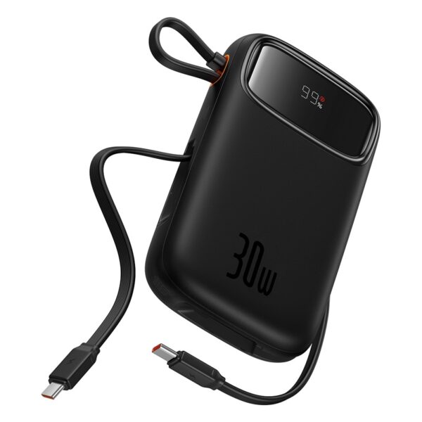 Baseus Power Bank 30W 20000mAh  QPow 2 With 2X Built-in Type-c Cable For Iphone 15 Samsung Google Pixel Oneplus Huawei Oppo P10055009113-00