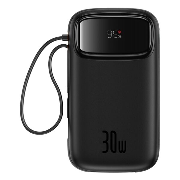 Baseus Power Bank 30W 20000mAh  QPow 2 With 2X Built-in Type-c Cable For Iphone 15 Samsung Google Pixel Oneplus Huawei Oppo P10055009113-00 - Image 2