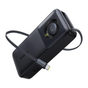 [ Premium ] Baseus Power bank 65W 20000mAh Free2pull Retractable For Macbook Laptop Mobile  P10073700123-00