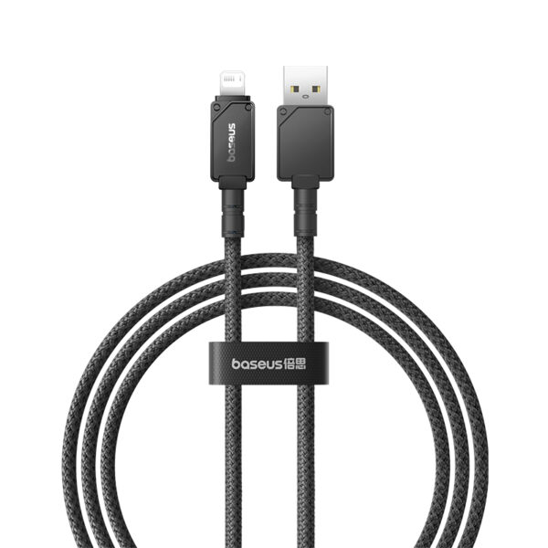 Baseus Cable USB to Lightning Cable For Iphone 11 12 13 14 Series 20W  Premium Unbreakable Series 1m Cluster Black P10355802111-00 - Image 5