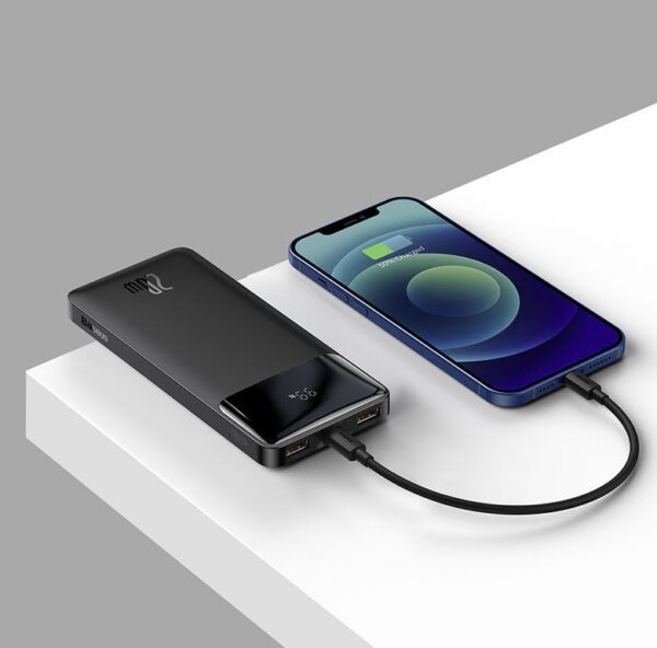 Baseus Bipow PPDML-L01 Digital Display Power bank 10000mAh 20W Black - Image 4