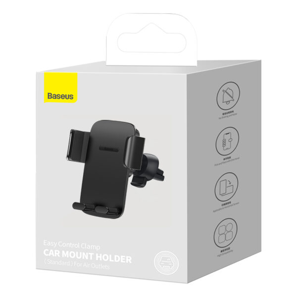 Baseus Car Mount Holder Easy Control Pro Clamp Air Outlet Version Black SUYK010101 - Image 8