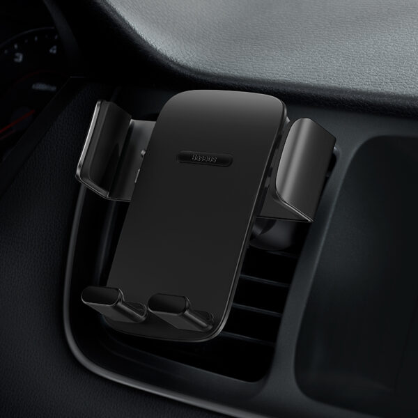 Baseus Car Mount Holder Easy Control Pro Clamp Air Outlet Version Black SUYK010101 - Image 7