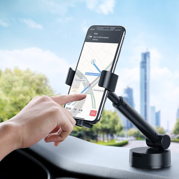 Baseus Gravity Car Mount Dashboard Windshield Phone Bracket Holder black  SUYL-JY01 - Image 4
