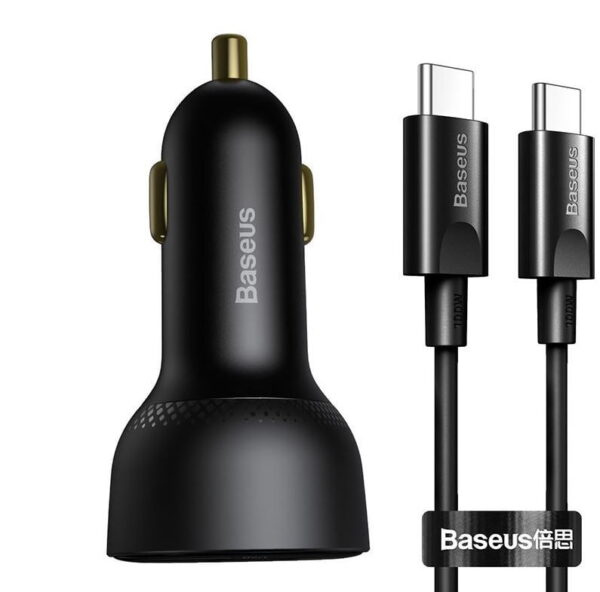 Baseus Superme Digital Display PPS 65W+30W Dual Quick Car Charger  CCZX-01 - Image 4