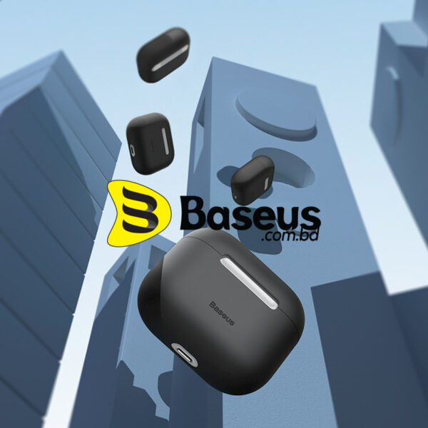 Baseus Apple Air Pods 2021 Case Super Thin Silica Gel Black WIAPPOD-CBZ01