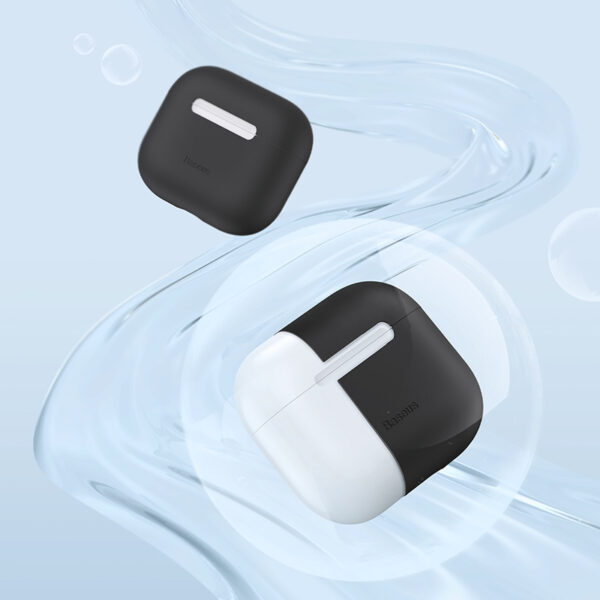 Baseus Apple Air Pods 2021 Case Super Thin Silica Gel Black WIAPPOD-CBZ01 - Image 8