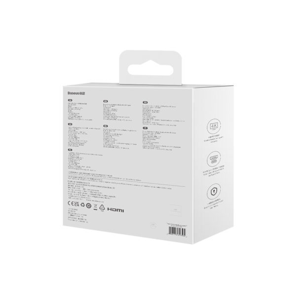 Baseus Display Dongle  4K Wireless  Adapter Grey WKGQ050013 - Image 3