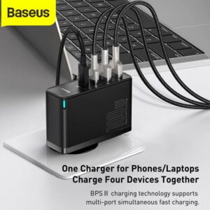 Baseus 100W GaN2 Pro CCGAN100cn USB Type C PD Fast Charger CCGAN2P-M01 US
