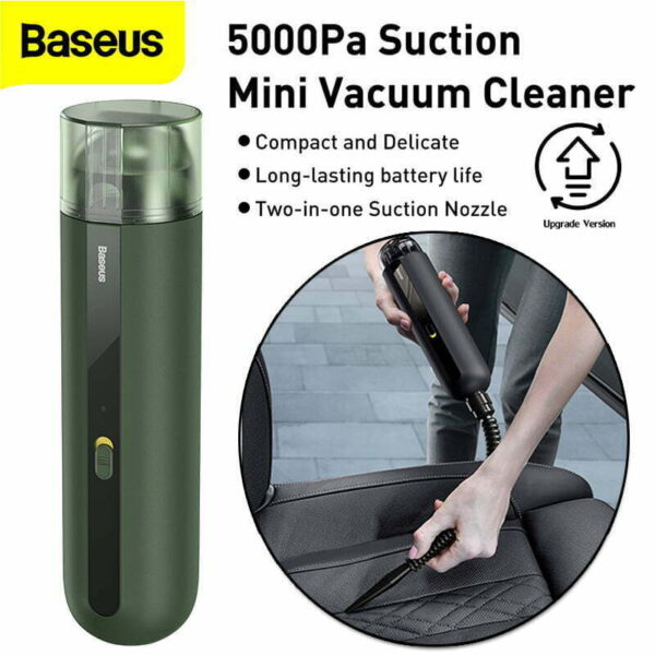 Baseus A2 Car Vacuum Cleaner 5000Pa Powerful Suction for Home, Car and Office CRXCQA2-01 - Image 3