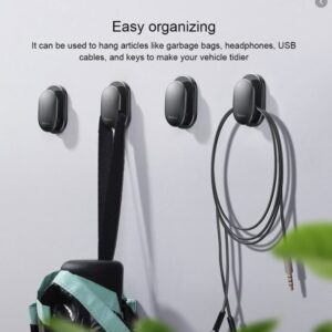 BASEUS Small Shell Vehicle Hook Car Mount Holder - Black
