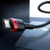 eng pl Baseus Cafule Cable Nylon Braided Wire USB Typ C PD Power Delivery 2 0 100W 20V 5A 2m black CATKLF