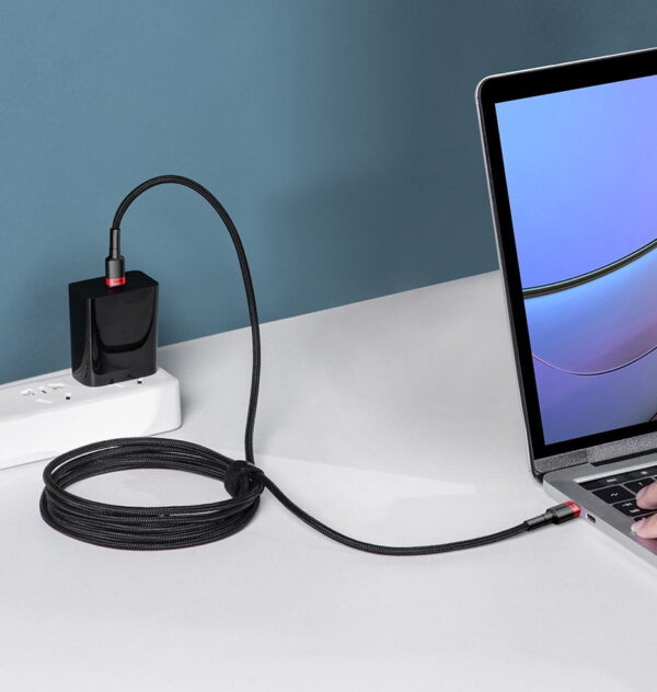 Baseus Cafule PD2.0 100W flash charging USB For Type-C cable (20V 5A)2m Gray+Black CATKLF-ALG1 - Image 3