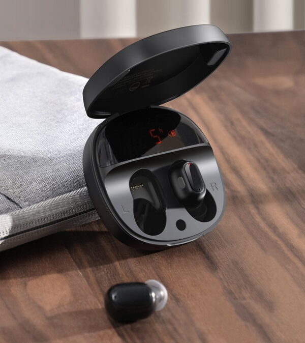Baseus NGWM01P-01 Encok True Wireless Earphones WM01 Plus Black