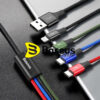 Baseus 4 in 1 Fast Charging Cable, Dual Type-C, Lightning & Micro USB CA1T4-B01