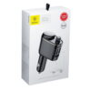 eng pl Baseus Locomotive Bluetooth FM Transmitter MP3 Car Charger 2x USB 3 4A black CCALL RH01 43080 9