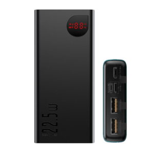 Baseus Adaman Metal Digital Display Quick Charge Power Bank 10000mAh 22.5W Black PPAD000001