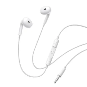 Baseus Wired Earphone 3.5mm HZ19 For Samsung Google Pixel One Plus Moon White A00182301213-00