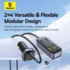 Baseus Car Charger Backseat Pal L1 110W 3USB 3Type-c With 1.5M Extension Cable C00081100121-00