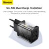 mainimage5Baseus 10 5W USB Travel Charger Mini Portable Wall Adapter Charger Dual Port Phone Charging For