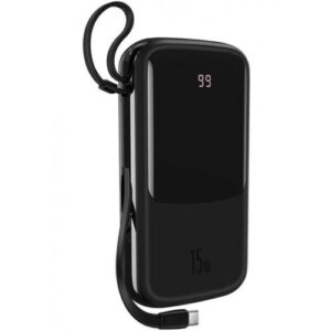 Baseus Power Bank  Qpow Digital Display 20000mAh 15W USB Type-C  PPQD-G01  Black