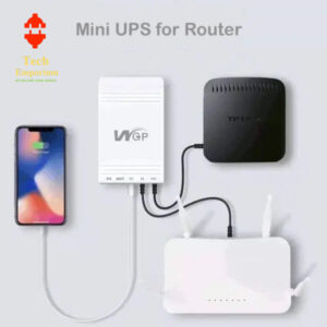 WGP Mini UPS- Router + ONU Backup Up To 8 Hours (5V, 9V, 12V Output)