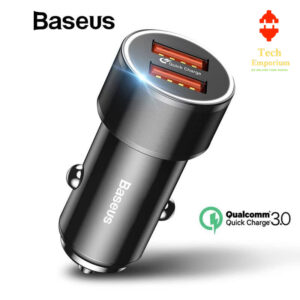Baseus 36W Dual USB Quick Charge QC 3.0 Car Charger