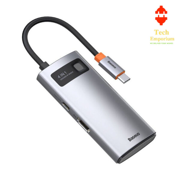 BASEUS Metal Gleam Series 4-in-1 Multifunctional Type-C HUB Docking Station