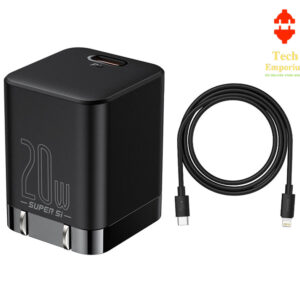 Baseus Super Si Pro 20W 1C Adapter with USB-C to Lightning Cable (US Pin)