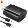 Original Samsung 25W USB-C Adapter with Type Cable (2 Pin CN Plug)