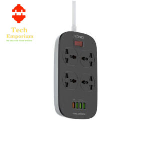 LDNIO 2500W Power Socket 4 USB Defender Series Adapter