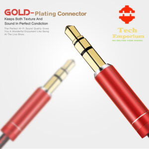 LDNIO 3.5mm To 3.5mm Audio AUX Cable (LS-Y01) – Red