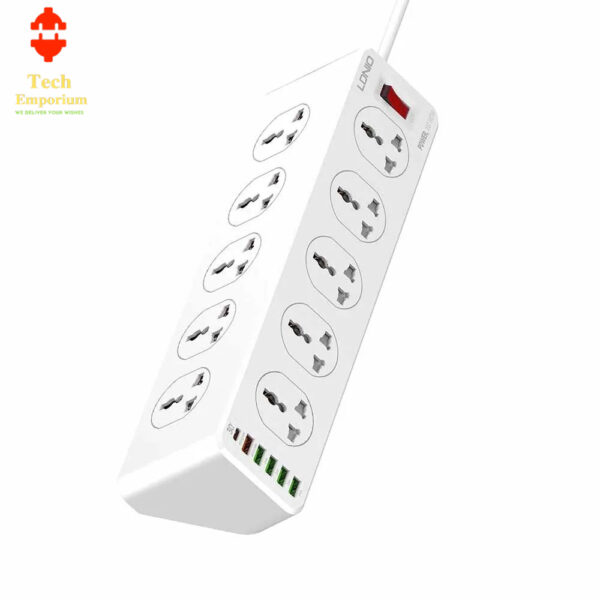 LDNIO SC10610 30W 6-Port USB Charger Power Strip