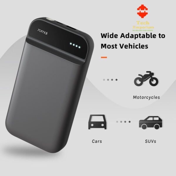 70mai Jump Starter 70mai car jump starter PS01 Power Bank Real 11000mah Car Starter