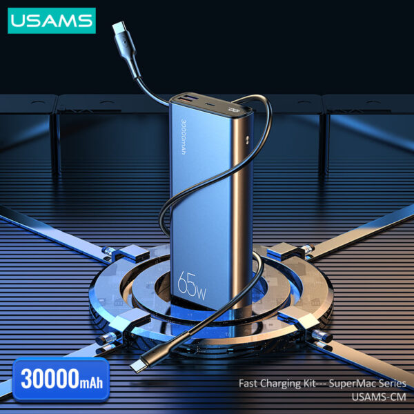 USAMS CM-PB59 SuperMac Series 65W 30000mAh Power Bank - Image 3