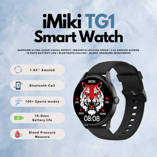 IMIKI TG1 Smart Watch - Image 2