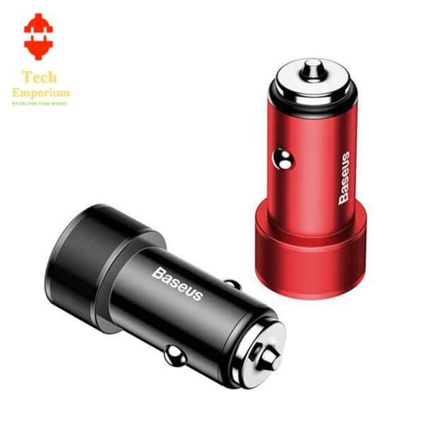 Baseus 36W Dual USB Quick Charge QC 3.0 Car Charger - Image 2