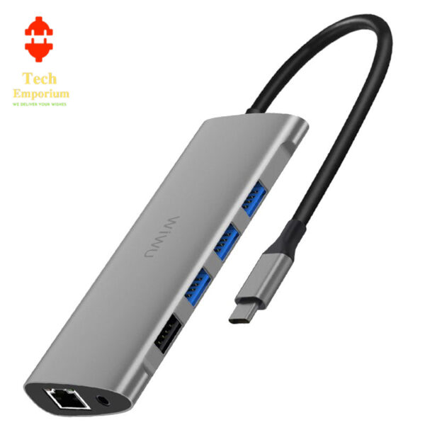 WIWU 11-in-1 USB Type-C Hub Multi Ports Docking - Image 2