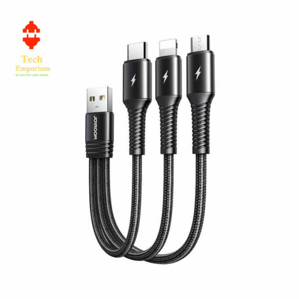 JOYROOM S-01530G9 3-in-1 Short Charging Cable