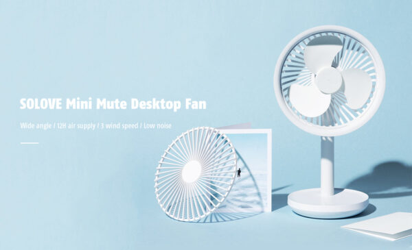 Xiaomi Solove F5 5W 4000mAh Rechargeable Desktop Stand Fan - Image 3