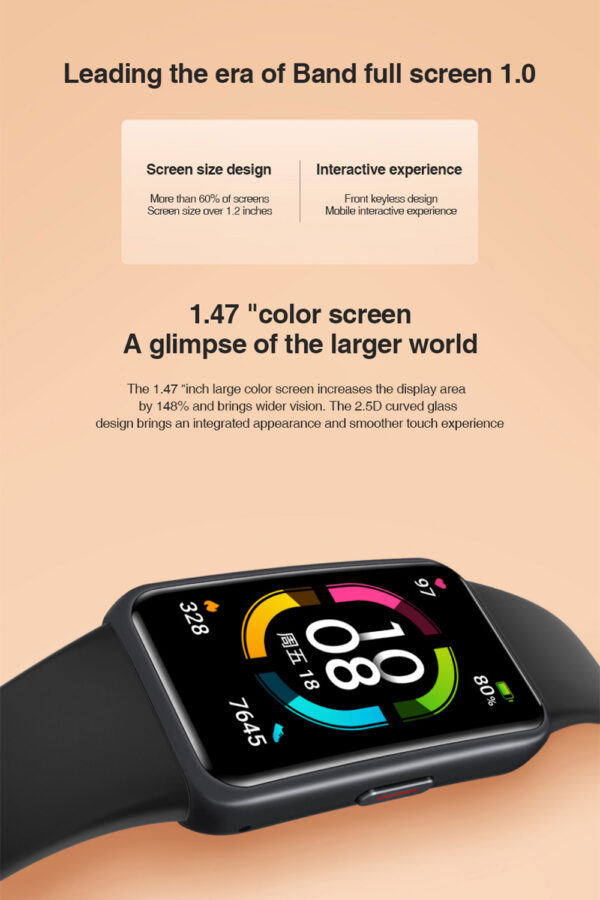Honor Smart Band 6 Sports Fitness Tracker – Black - Image 4