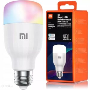 Xiaomi Mi Smart LED Bulb Essential MJDPL01YL E27 9W 950 Lumens WiFi Remote Control Smart Light Work With Alexa Google Assistant, White