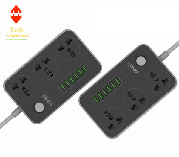 LDNIO SK3662 Smart Power Strip USB 6-Port - Image 3