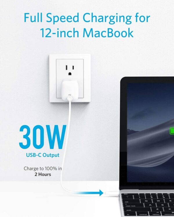 Anker PowerPort Atom PD 1 30W Charger with Type-C Cable (18 Months Official Warranty) - Image 3