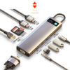 Baseus Metal Gleam Series 11-in-1 Multifunctional Type-C HUB Docking Station