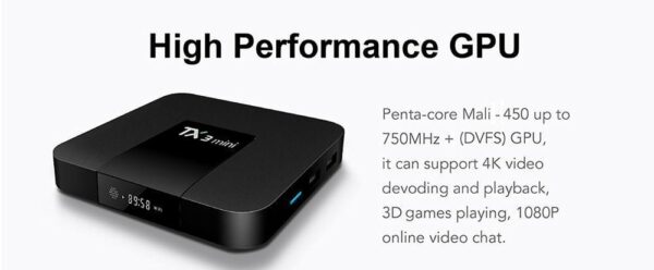 TX3 Mini Android TV Box -Smart Tv Box- 2GB RAM + 16GB ROM- Black - Image 4