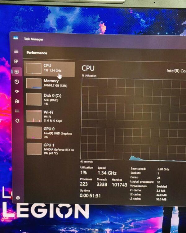 Lenovo AI POWERED Legion 9i (9) (83G00032IN) 14th Gen Core i9 64GB RAM 2TB SSD RTX 4080 Gaming Laptop Open Box With Almost 2 Years Official Warranty - Image 16
