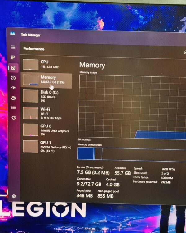 Lenovo AI POWERED Legion 9i (9) (83G00032IN) 14th Gen Core i9 64GB RAM 2TB SSD RTX 4080 Gaming Laptop Open Box With Almost 2 Years Official Warranty - Image 15