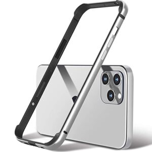 DFANS Design Bumper Case Aluminum Frame Metal Slim for iPhone 12 Series