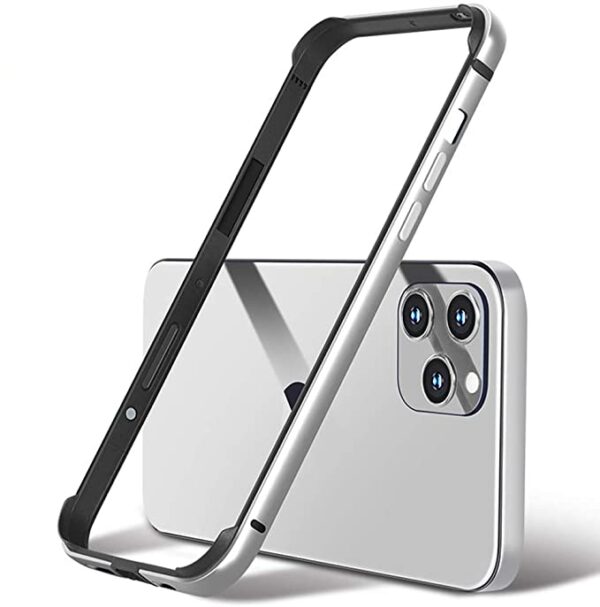 DFANS Design Bumper Case Aluminum Frame Metal Slim for iPhone 12 Series